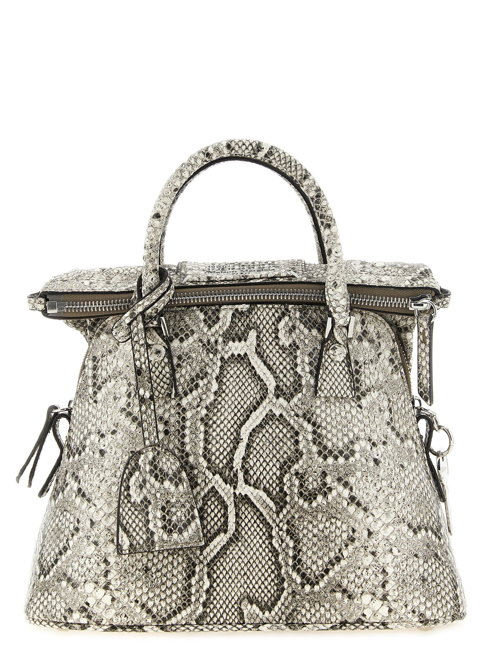 Maison Margiela Gray Goatskin Shoulder Women's Bag