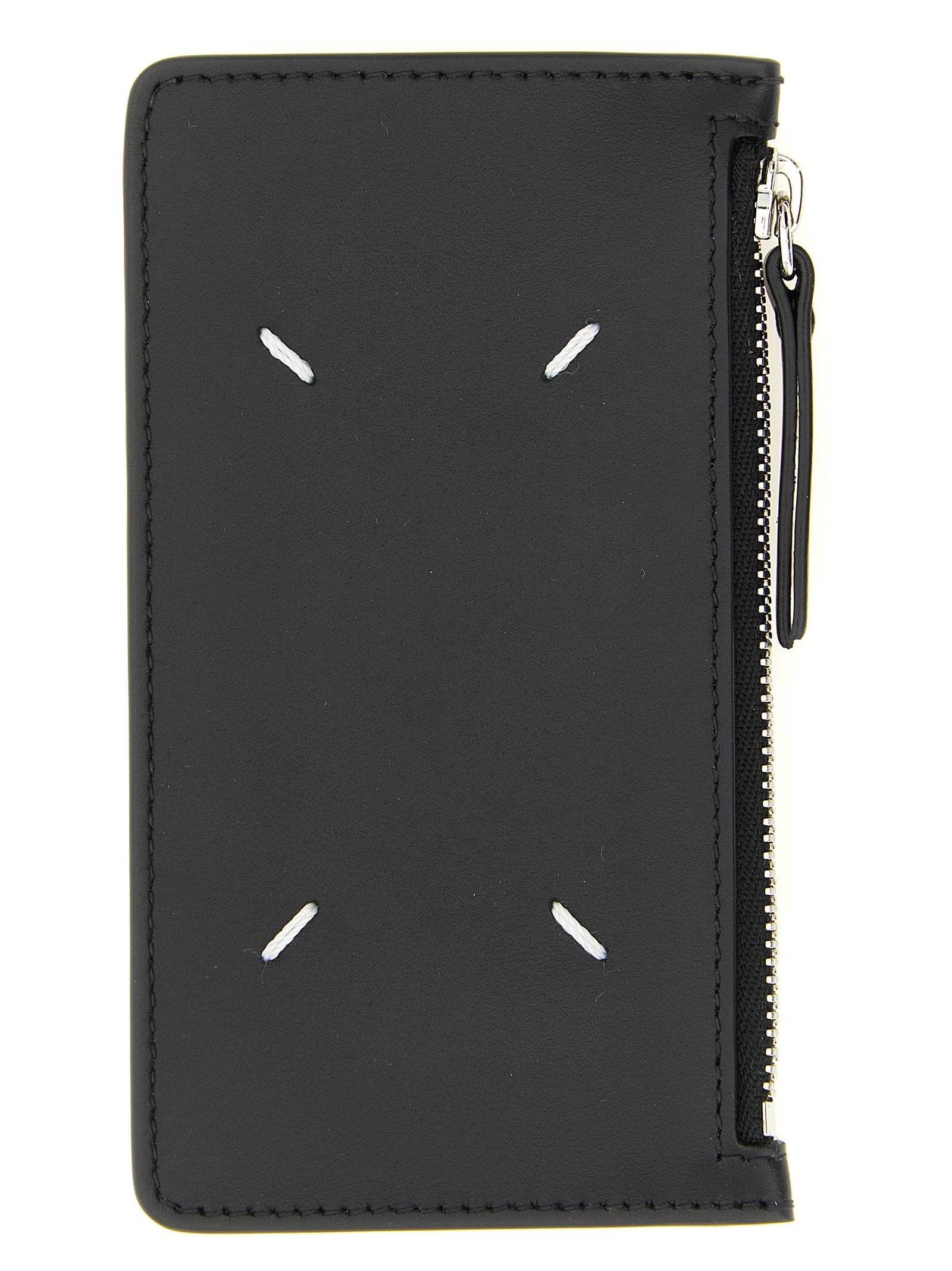Maison Margiela Black Calfskin Men's Cardholder