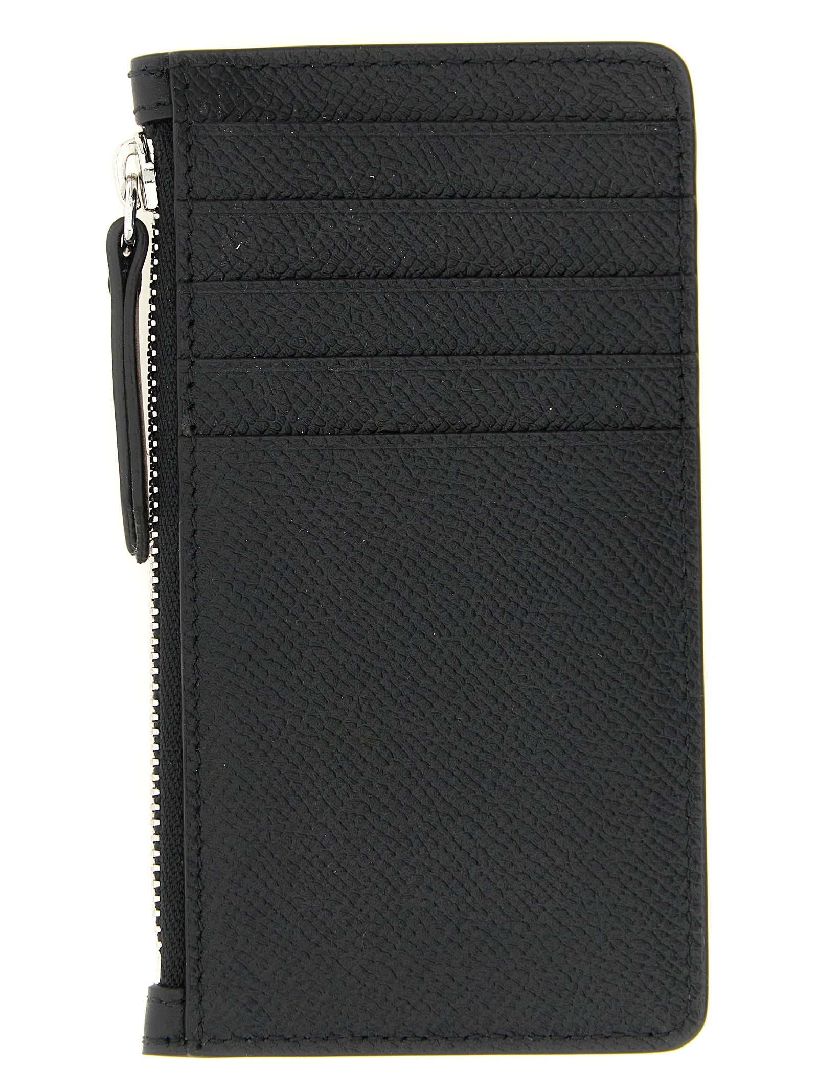 Maison Margiela Black Calfskin Men's Cardholder