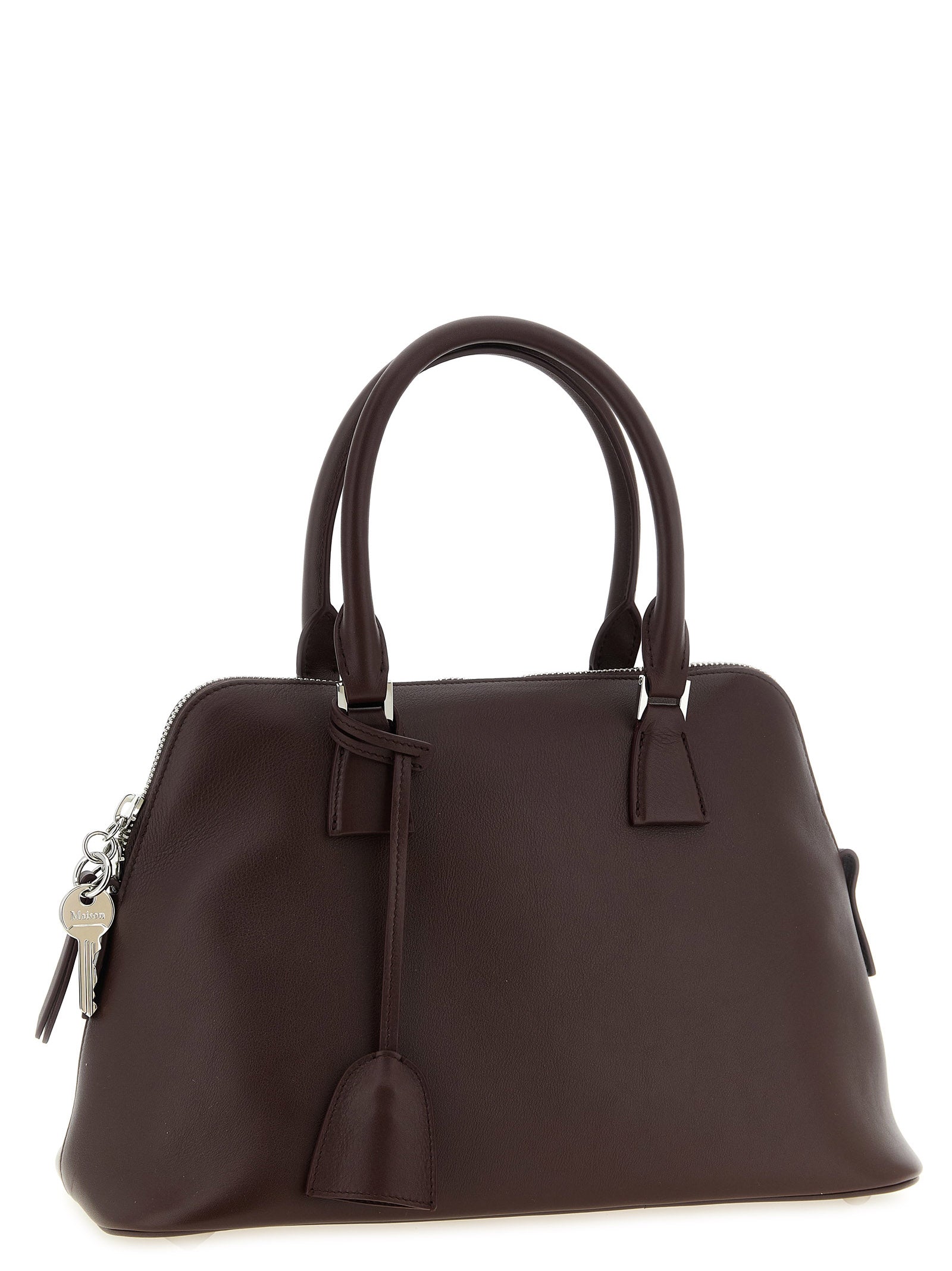 Maison Margiela Bordeaux Calfskin Shoulder Women's Bag