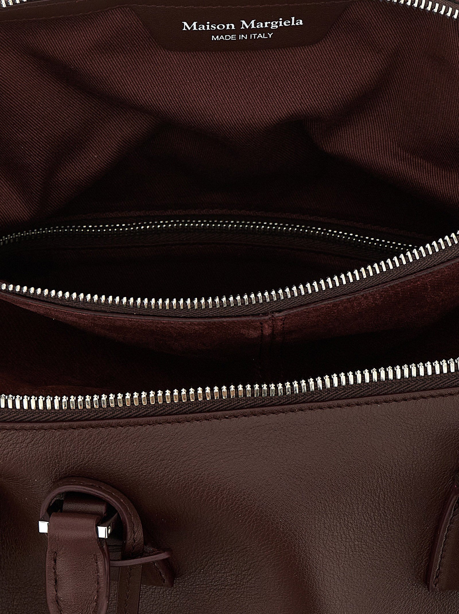 Maison Margiela Bordeaux Calfskin Shoulder Women's Bag