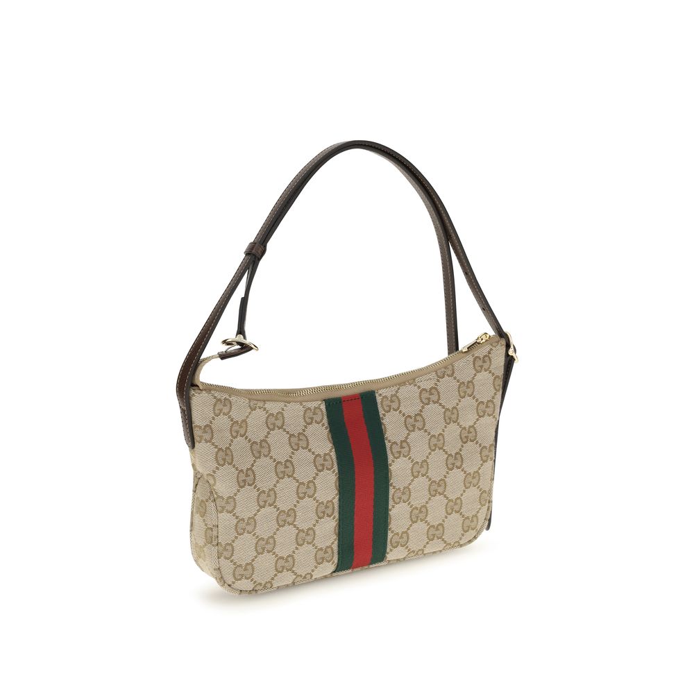 Gucci Beige Fabric Shoulder Men's Bag