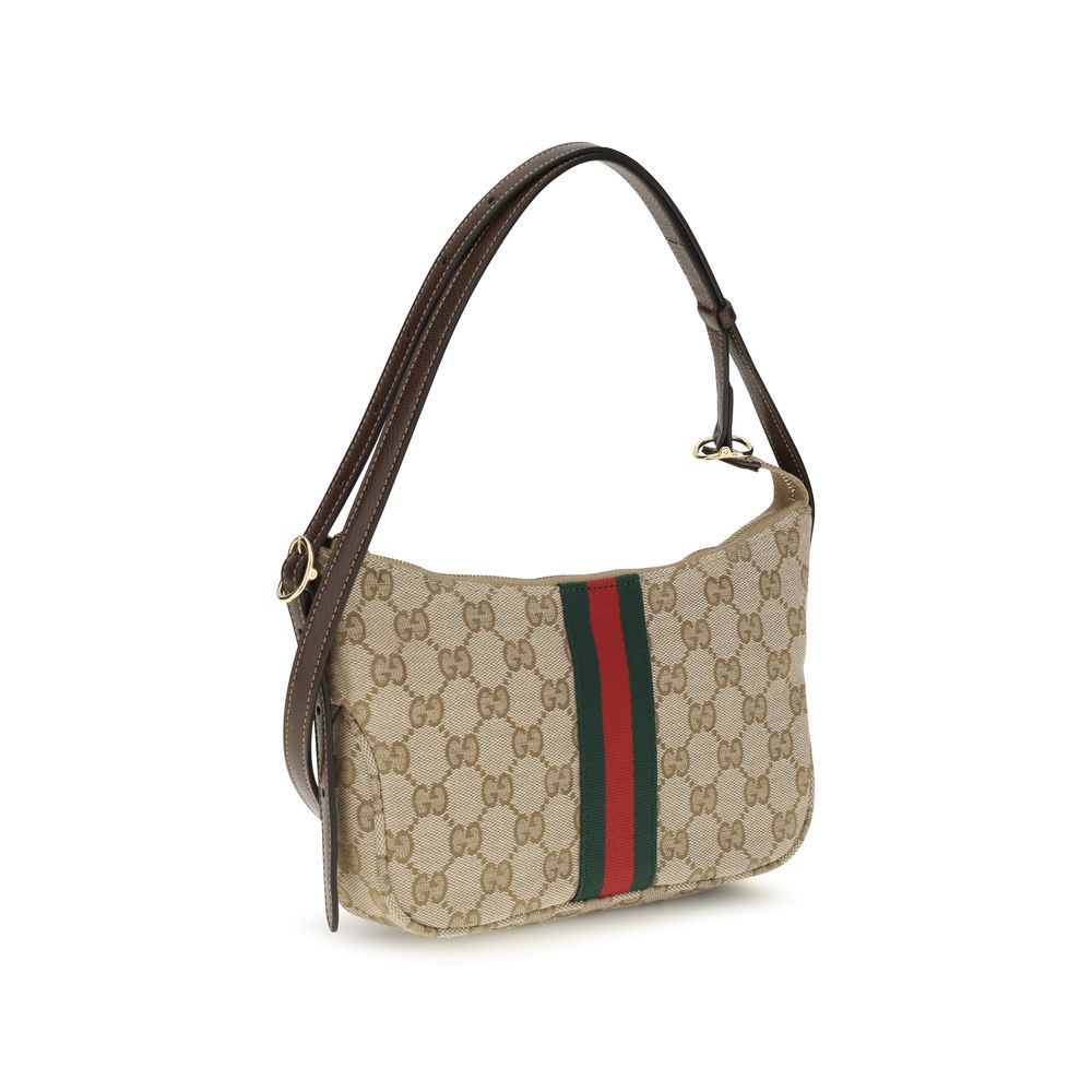 Gucci Beige Fabric Shoulder Men's Bag