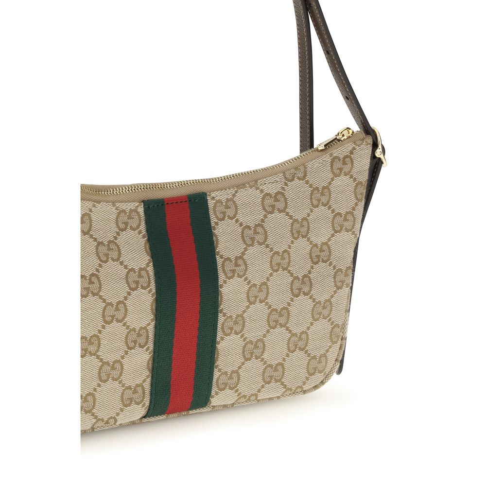 Gucci Beige Fabric Shoulder Men's Bag
