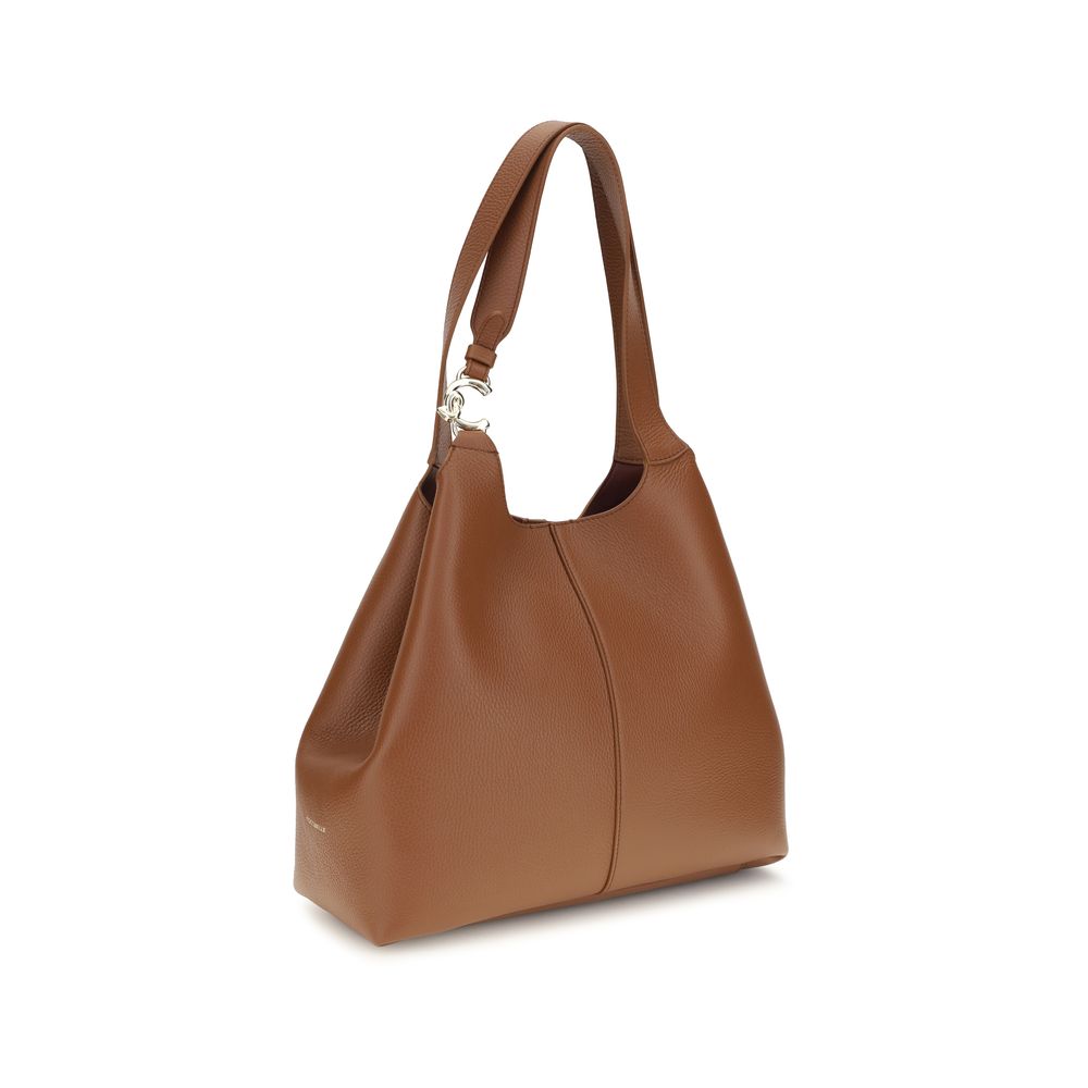 Coccinelle Brown Calf Leather Bos Taurus Shoulder Women's Bag