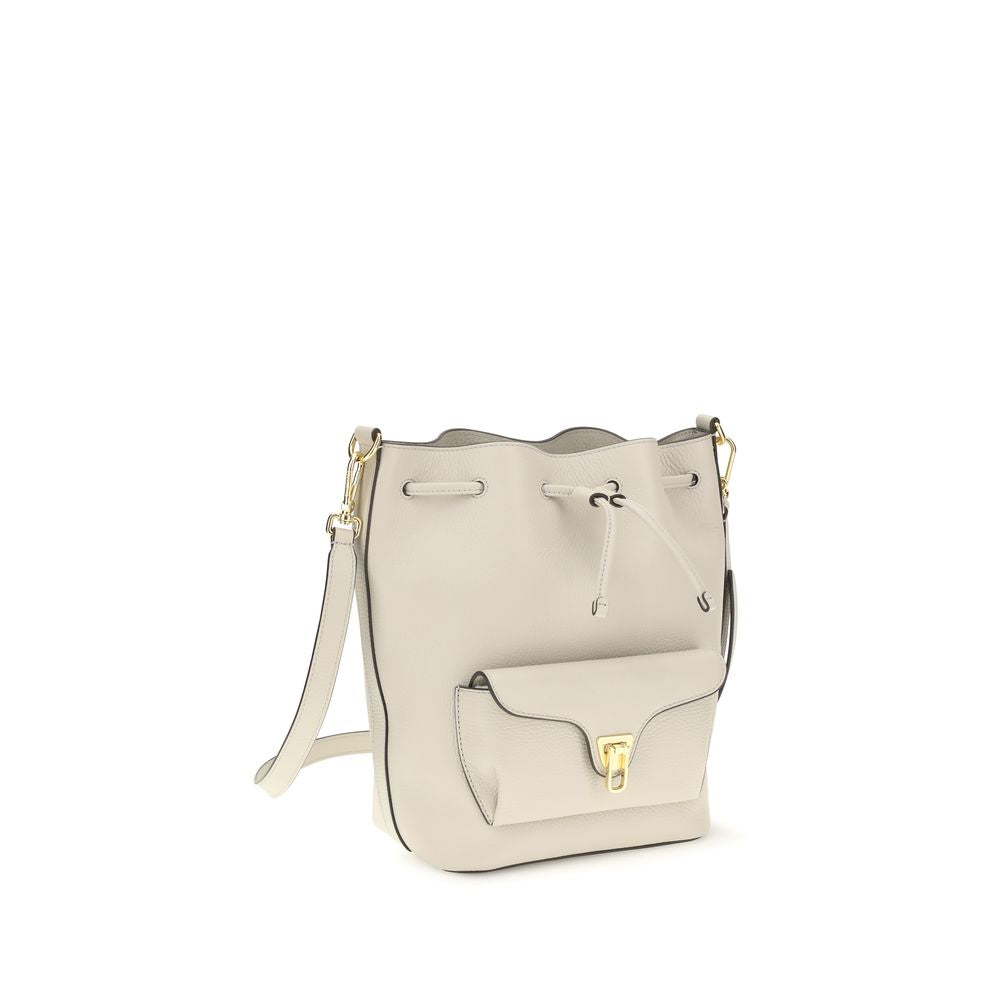 Coccinelle Green Calf Leather Bos Taurus Shoulder Women's Bag