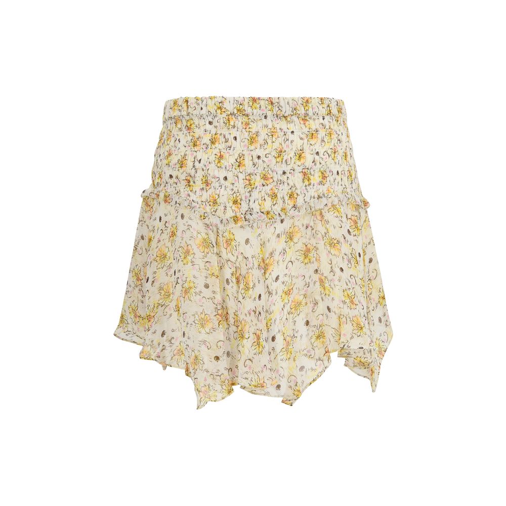 Isabel Marant Étoile Beige Viscose Mini Women's Skirt