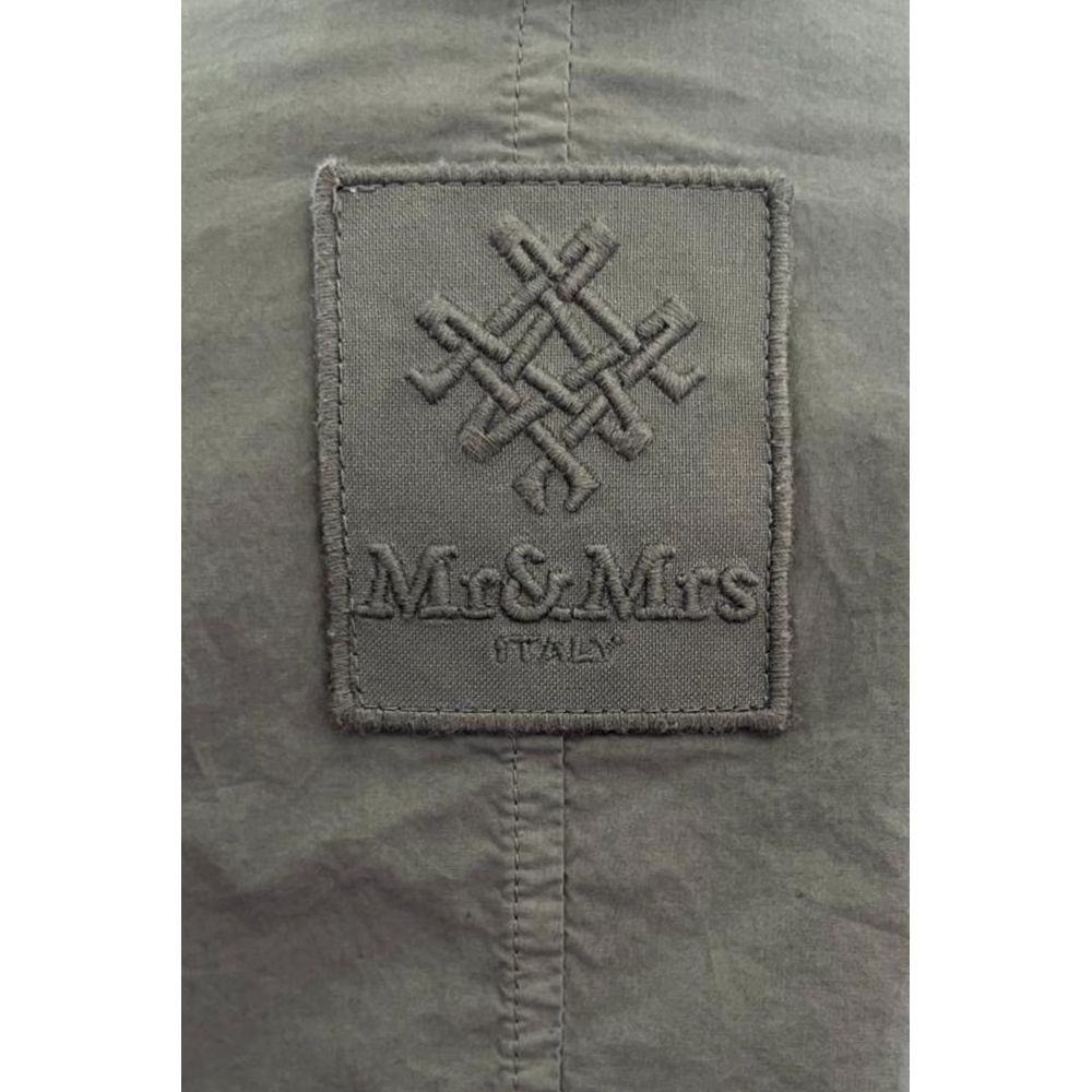 Mr&Mrs Italy Grey Cotton Women Women's Shirt
