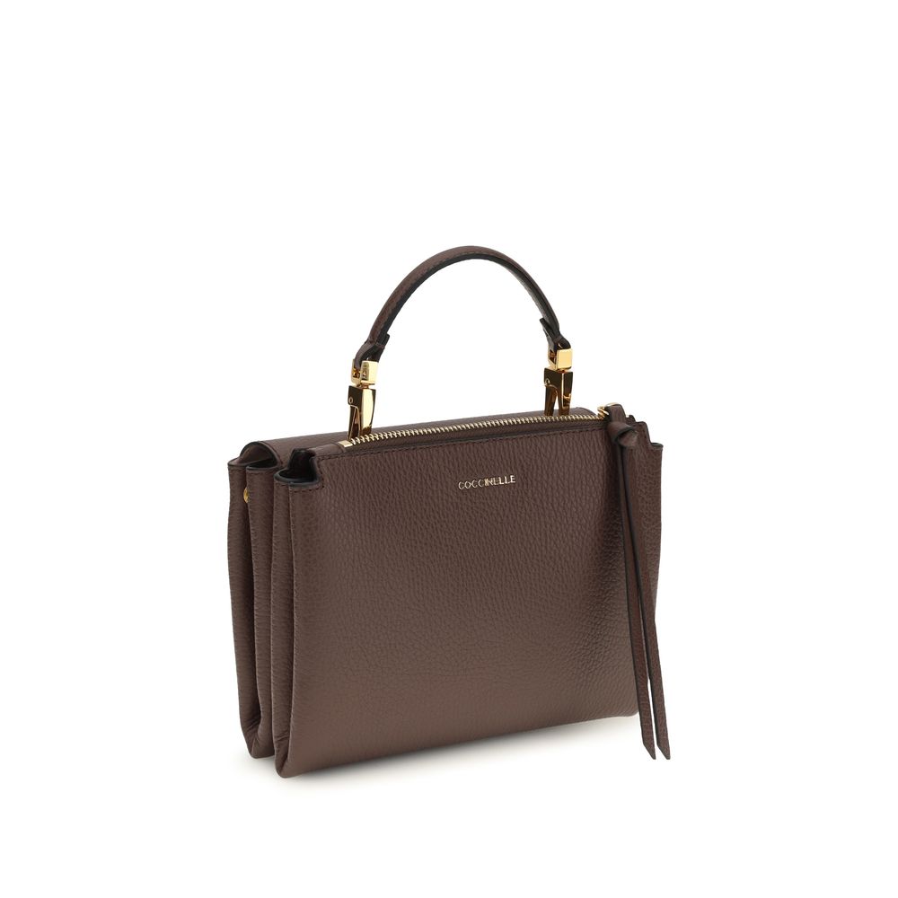 Coccinelle Brown Calf Leather Bos Taurus Women's Handbag