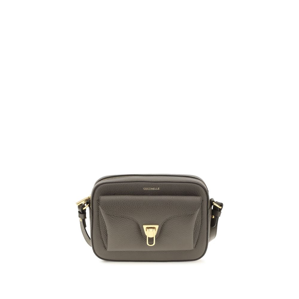 Coccinelle Brown Calf Leather Bos Taurus Shoulder Women's Bag