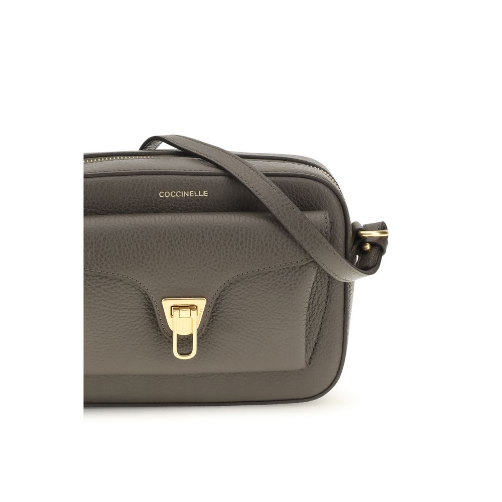Coccinelle Brown Calf Leather Bos Taurus Shoulder Women's Bag