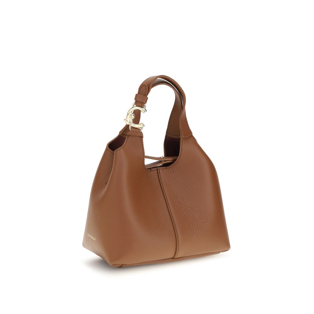 Coccinelle Brown Calf Leather Bos Taurus Shoulder Women's Bag