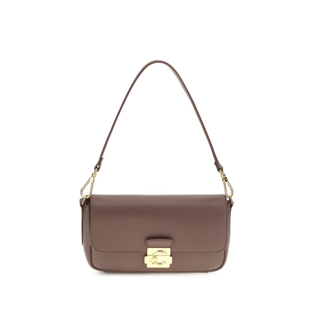 Coccinelle Brown Calf Leather Bos Taurus Shoulder Women's Bag