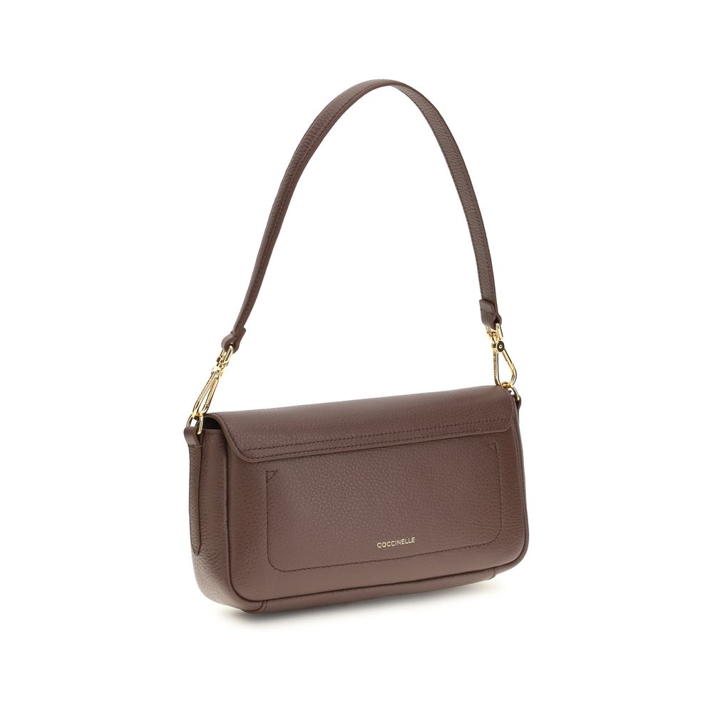Coccinelle Brown Calf Leather Bos Taurus Shoulder Women's Bag