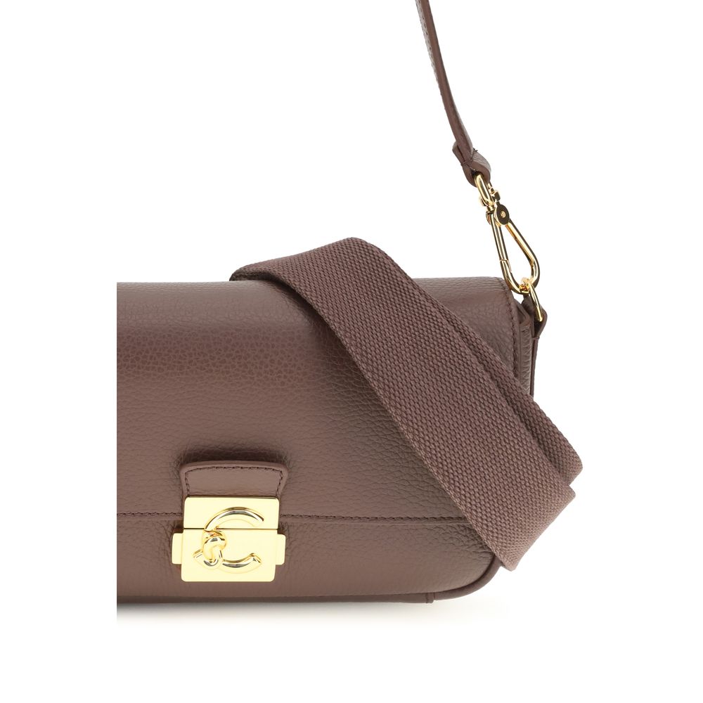 Coccinelle Brown Calf Leather Bos Taurus Shoulder Women's Bag