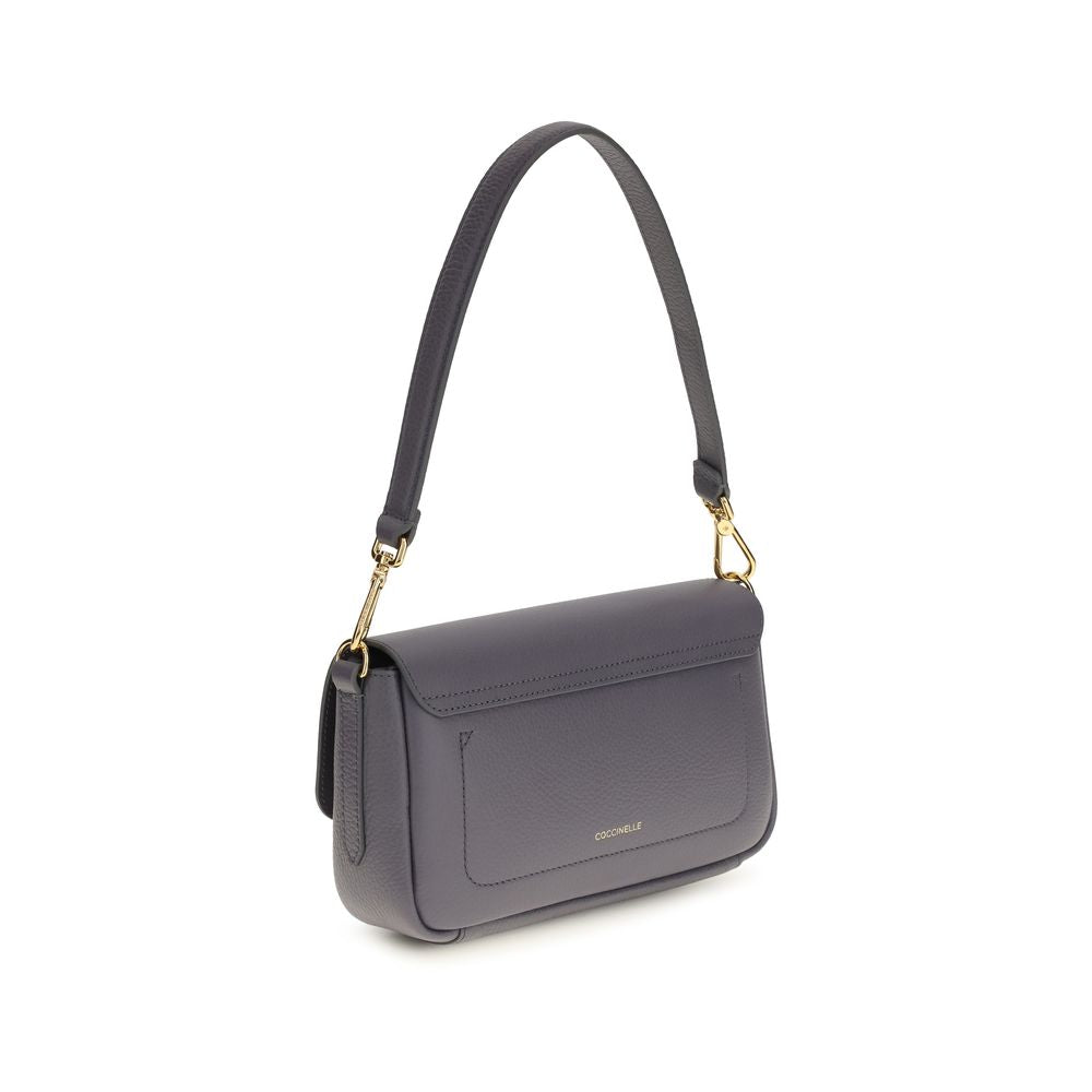 Coccinelle Blue Calf Leather Bos Taurus Shoulder Women's Bag