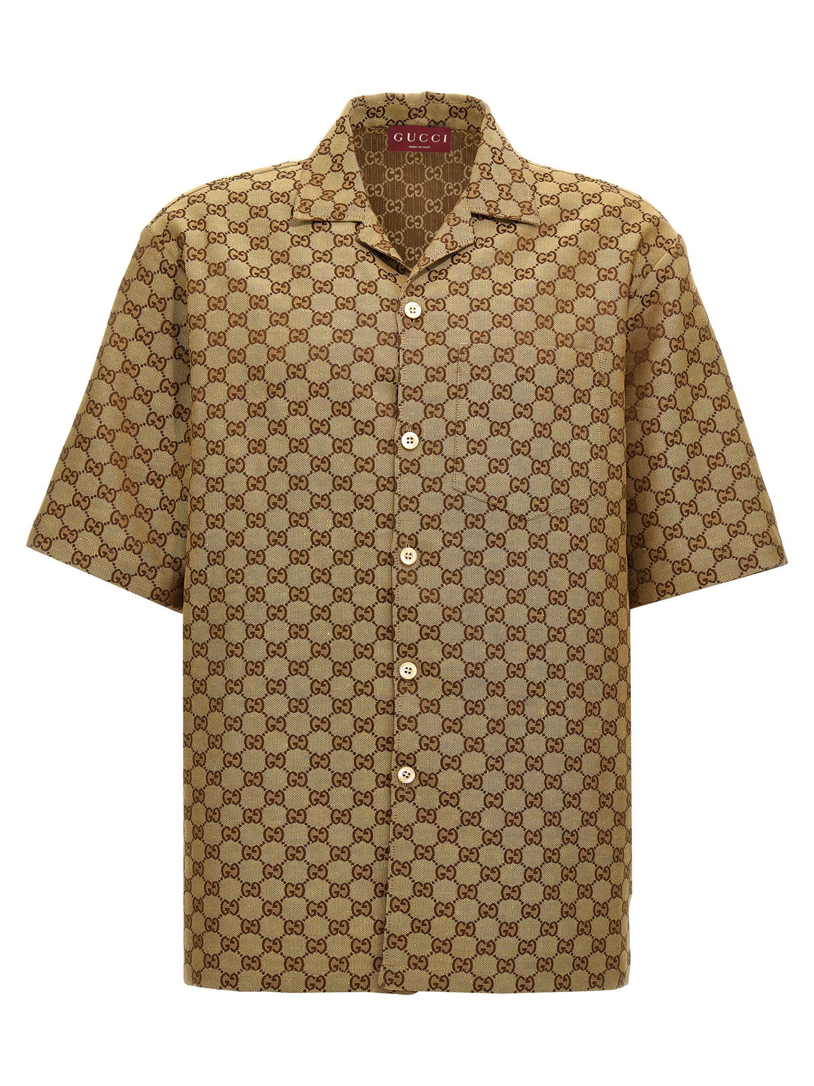 Gucci Beige Linen Men's Blouse