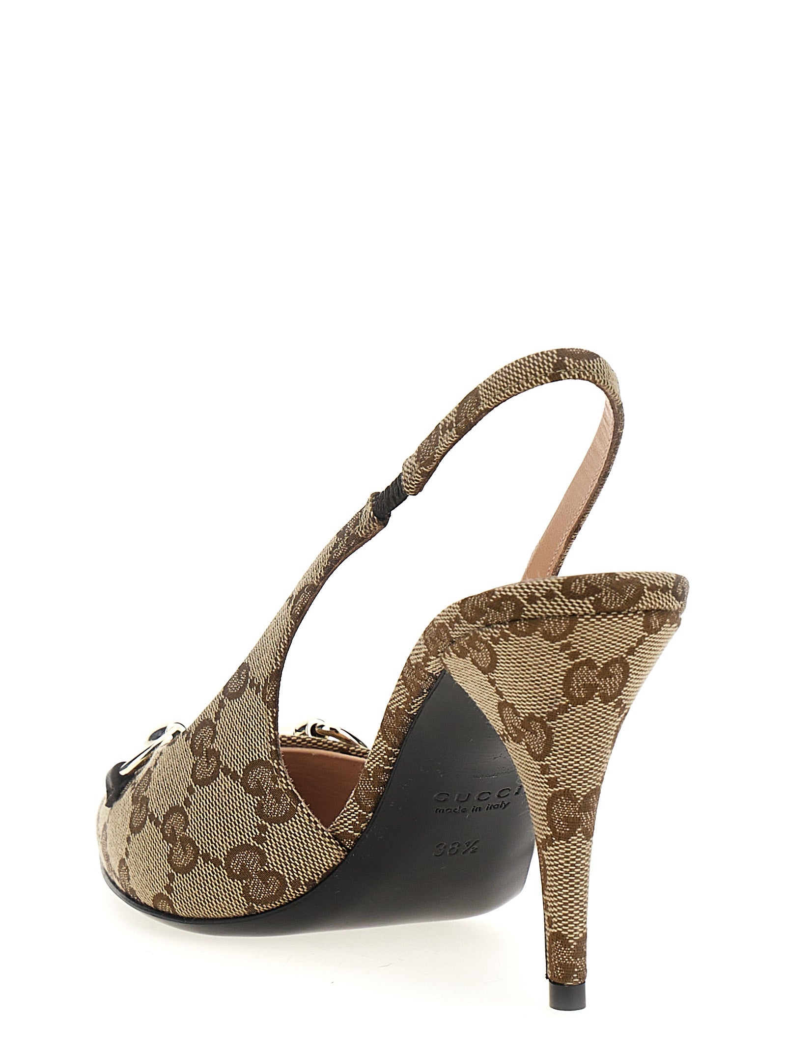 Gucci Beige Polyester High Heel Women's Pumps