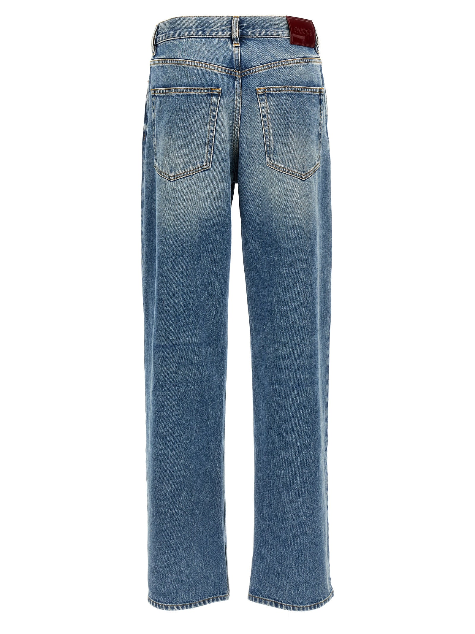 Gucci Blue Cotton Boyfriend Women's Jeans
