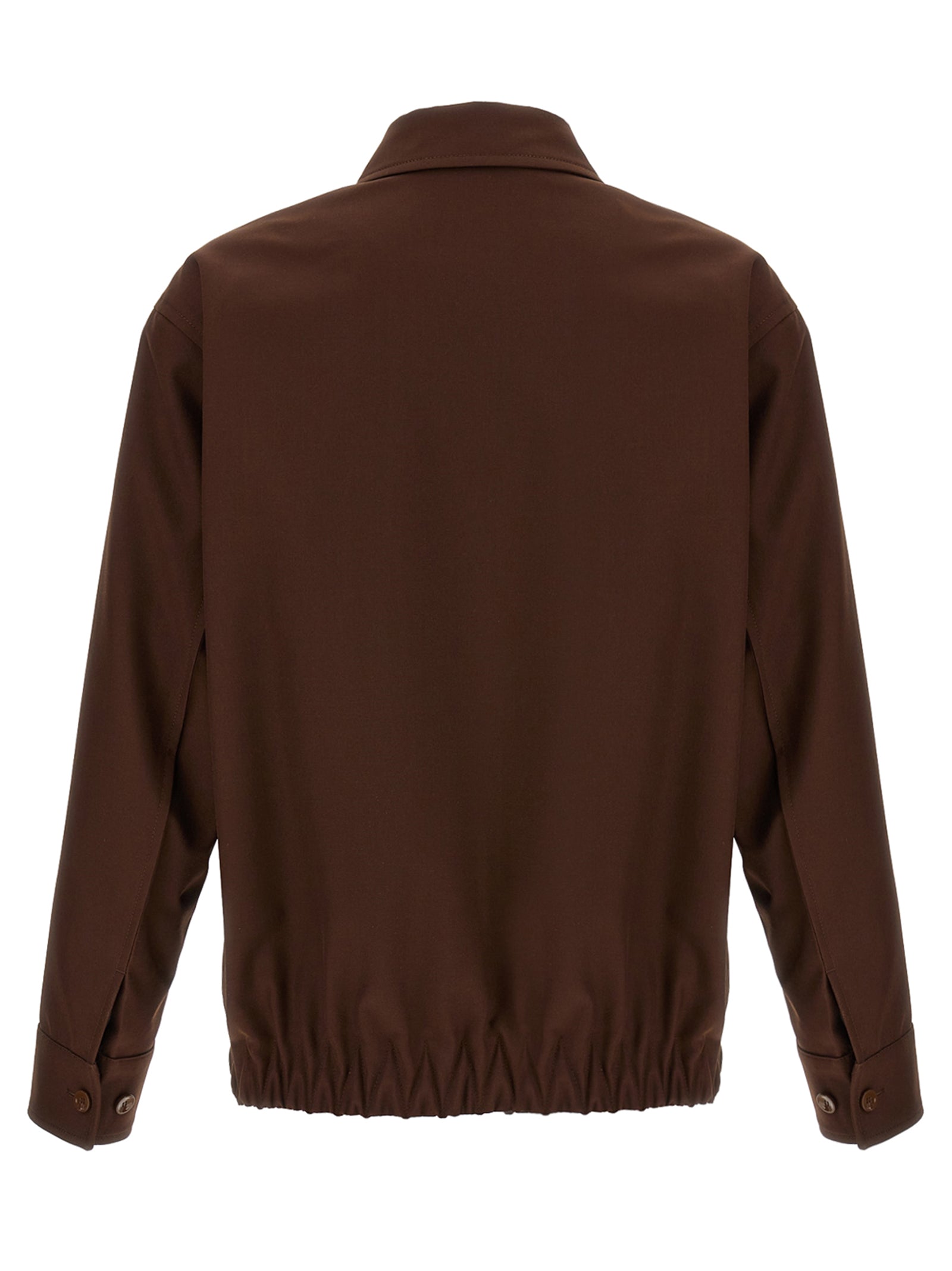 Gucci Brown Wool Full-Length Men's Jacket