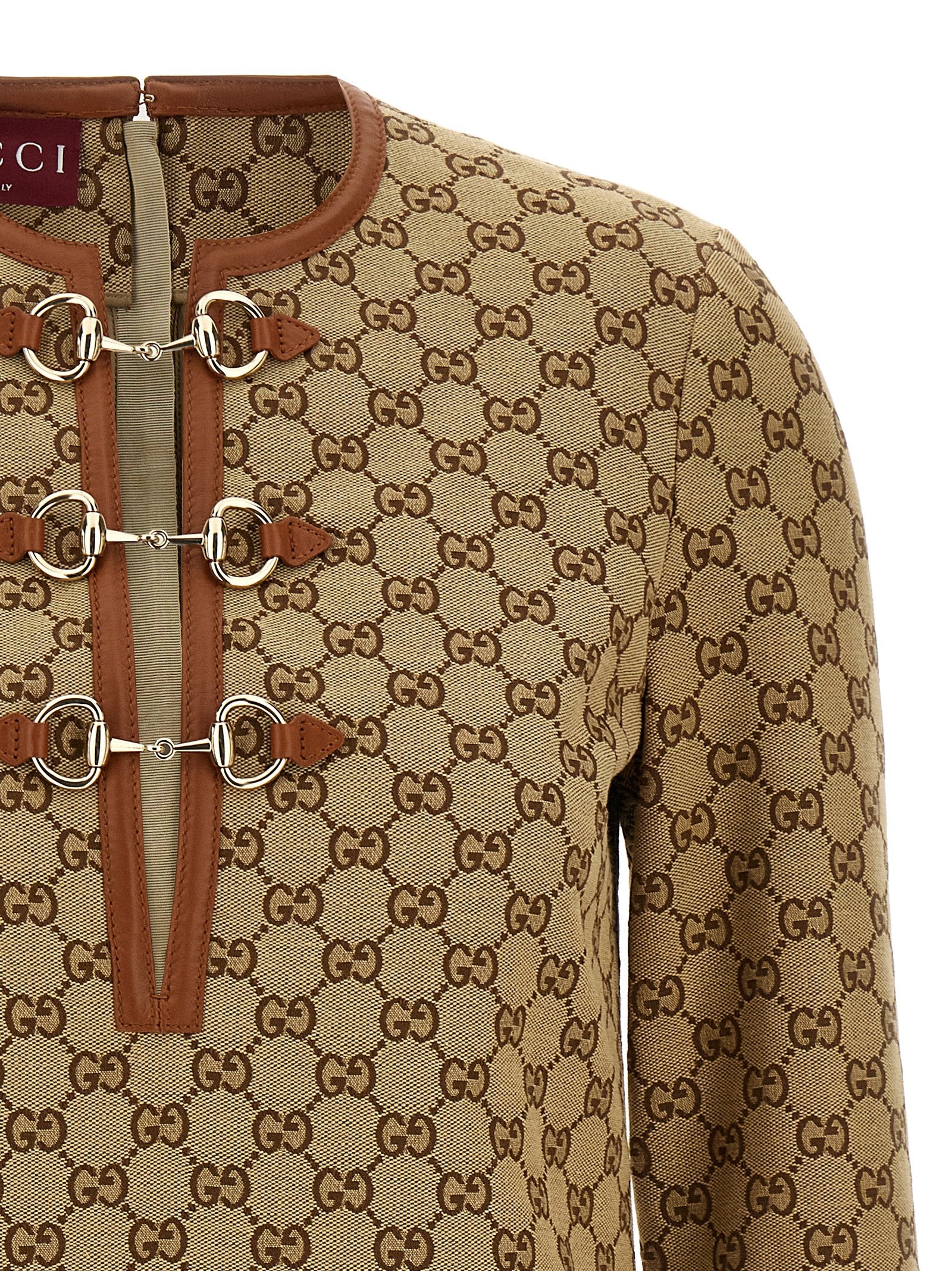 Gucci Beige Cotton Short Women's Dress