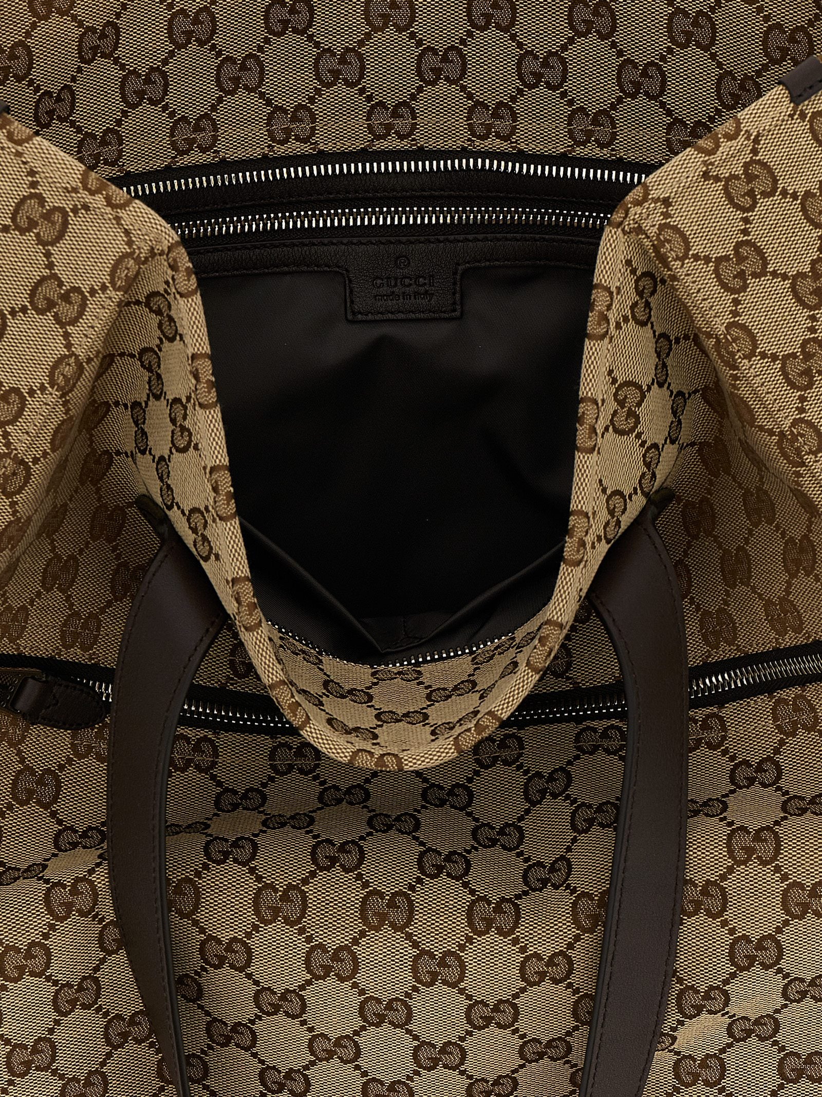 Gucci Brown Polyester Shoulder Men's Bag