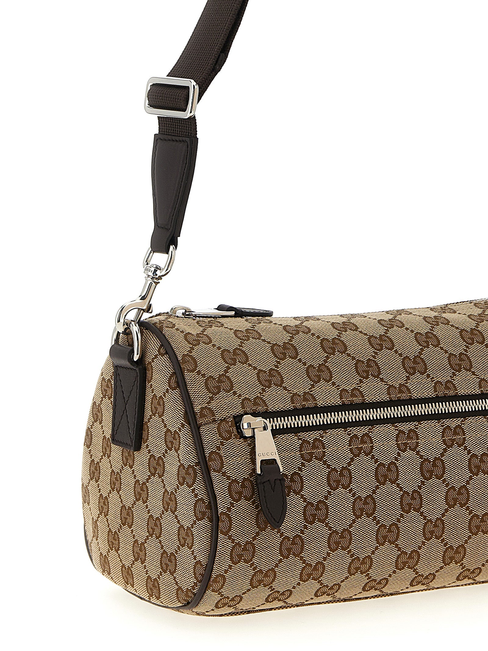 Gucci Beige Polyester Crossbody Men's Bag