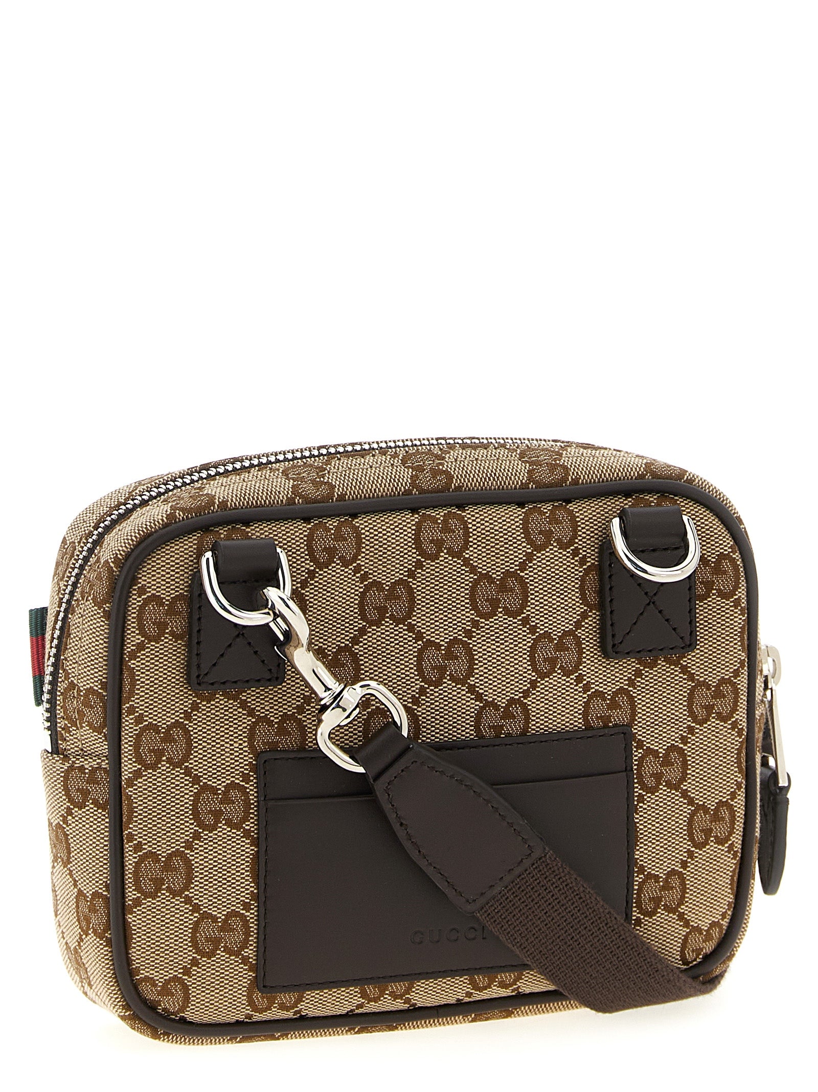 Gucci Beige Polyester Crossbody Men's Bag