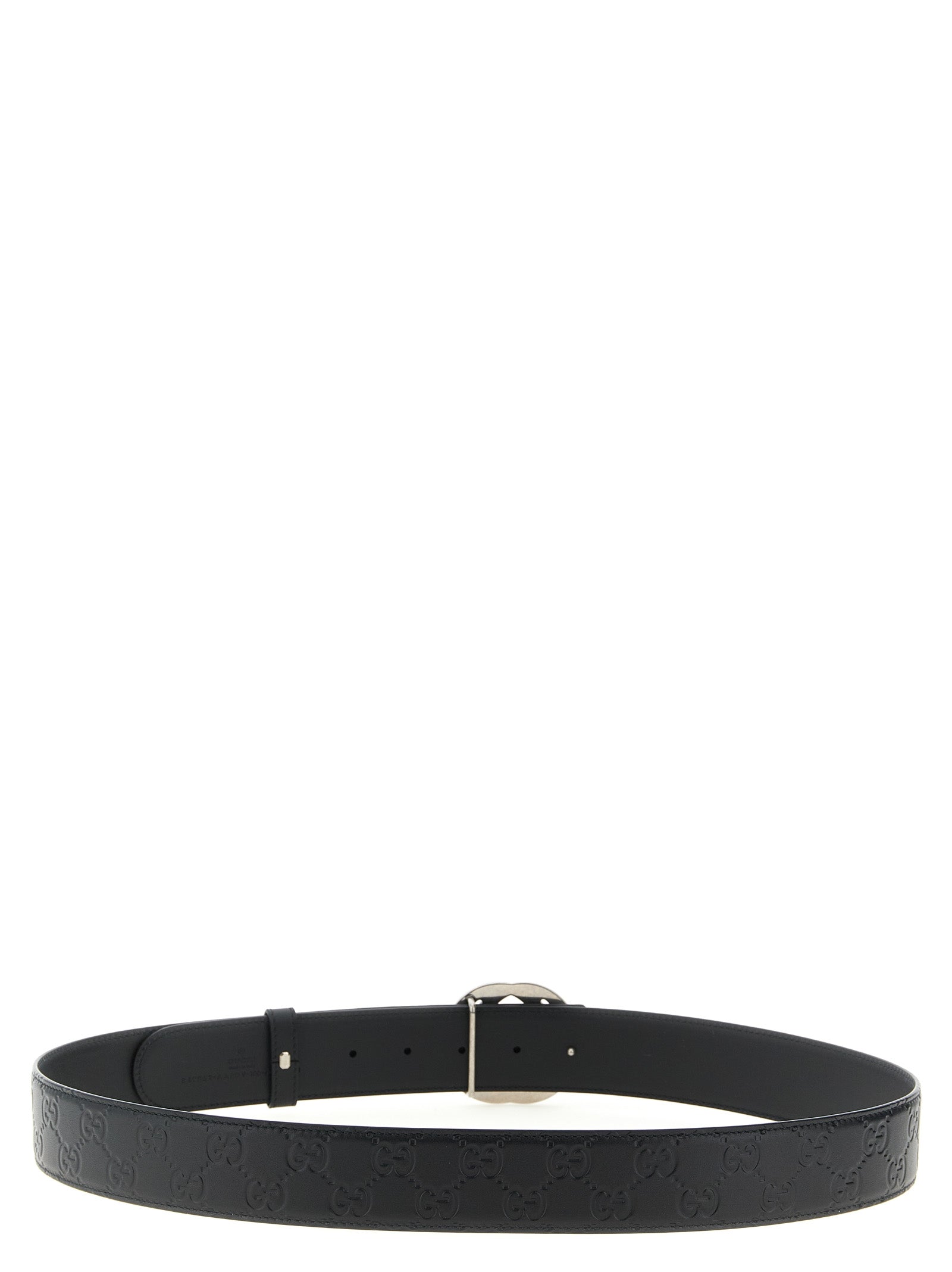 Gucci Black Calfskin Regular Men's Belt