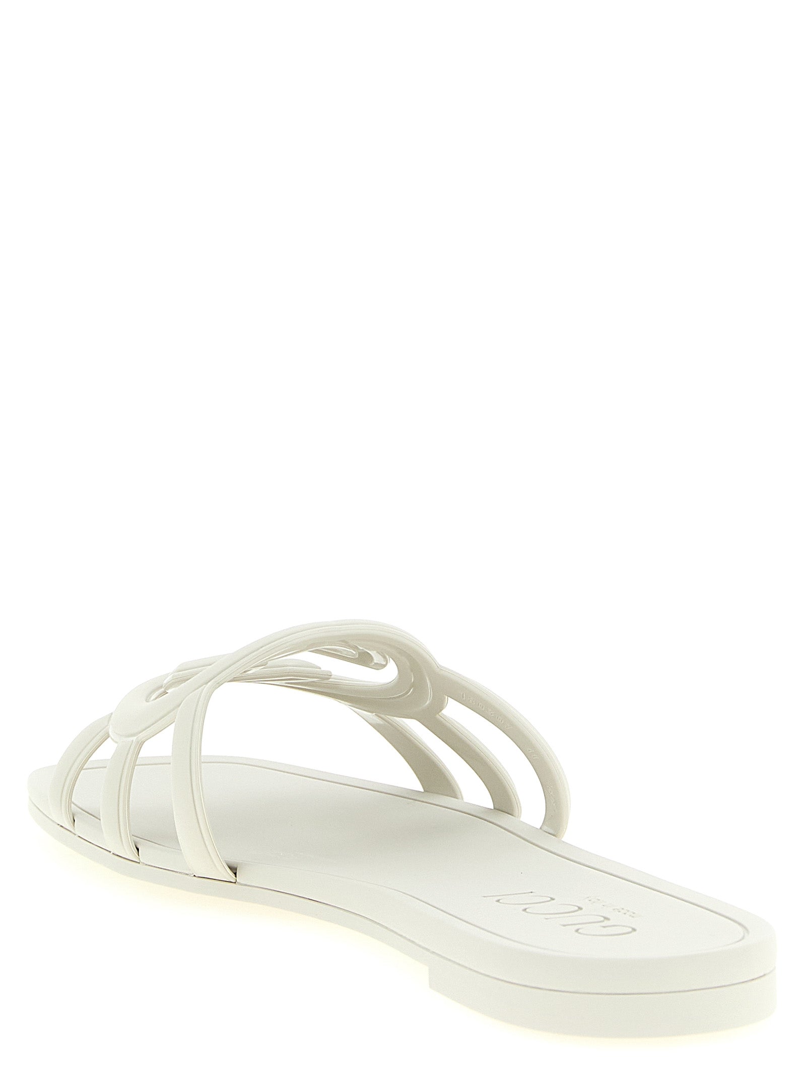 Gucci Gray Rubber Women's Slides