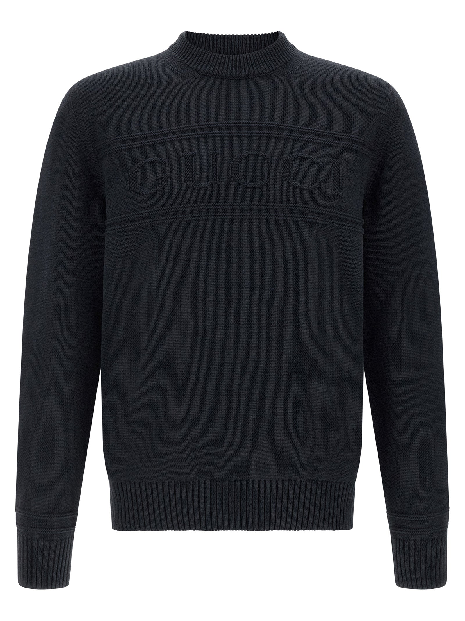 Gucci Blue Cotton Men's Cardigan