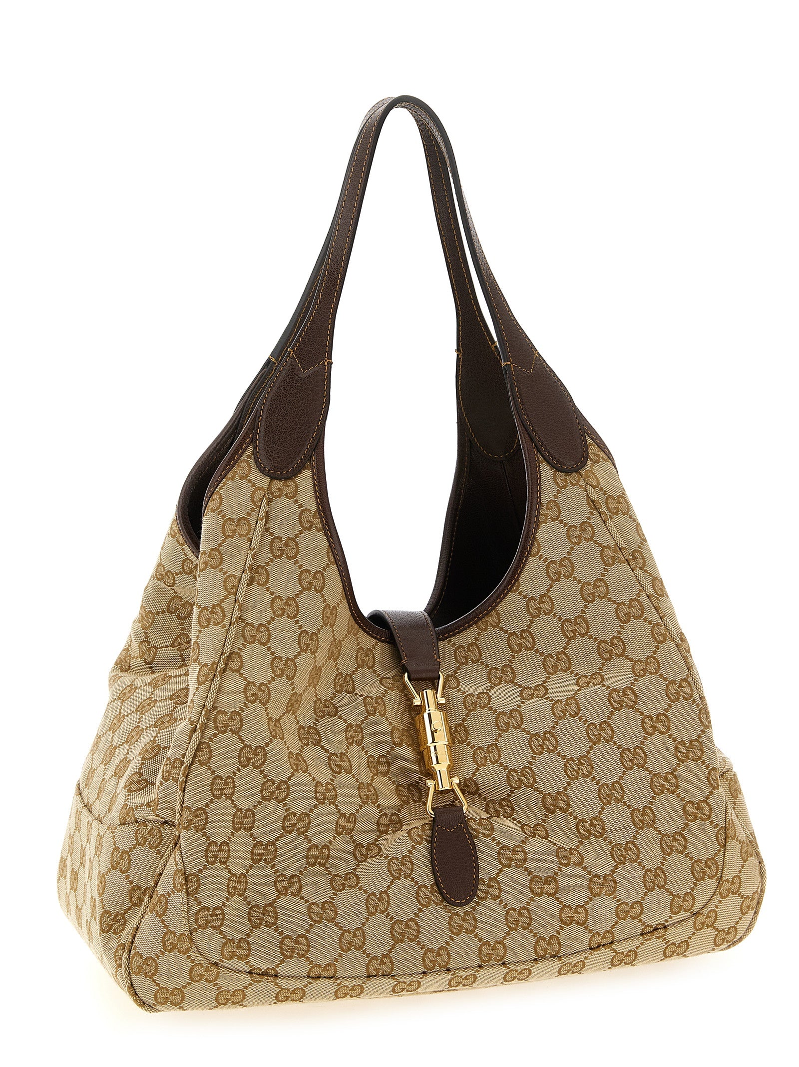 Gucci Beige Polyester Tote Women's Bag