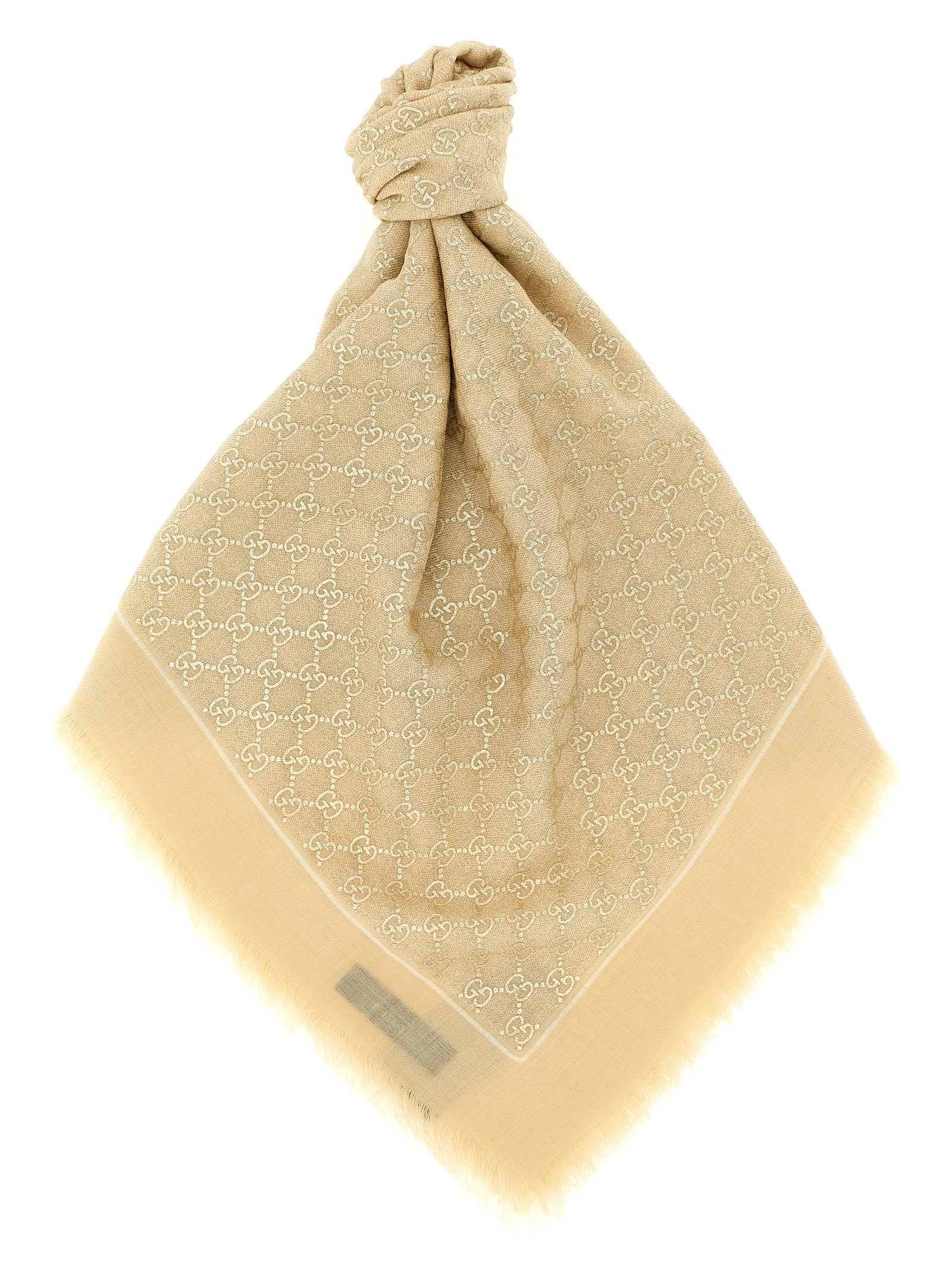 Gucci Beige Wool Women's Scarf