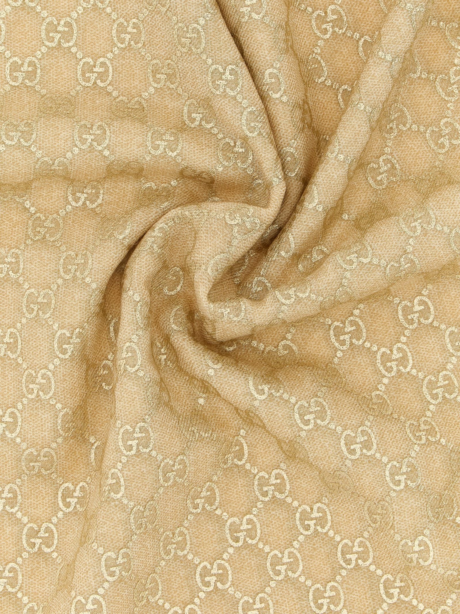 Gucci Beige Wool Women's Scarf