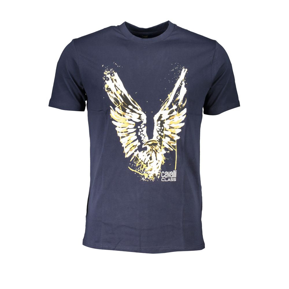 Cavalli Class Blue Cotton Men's Men's T-Shirt