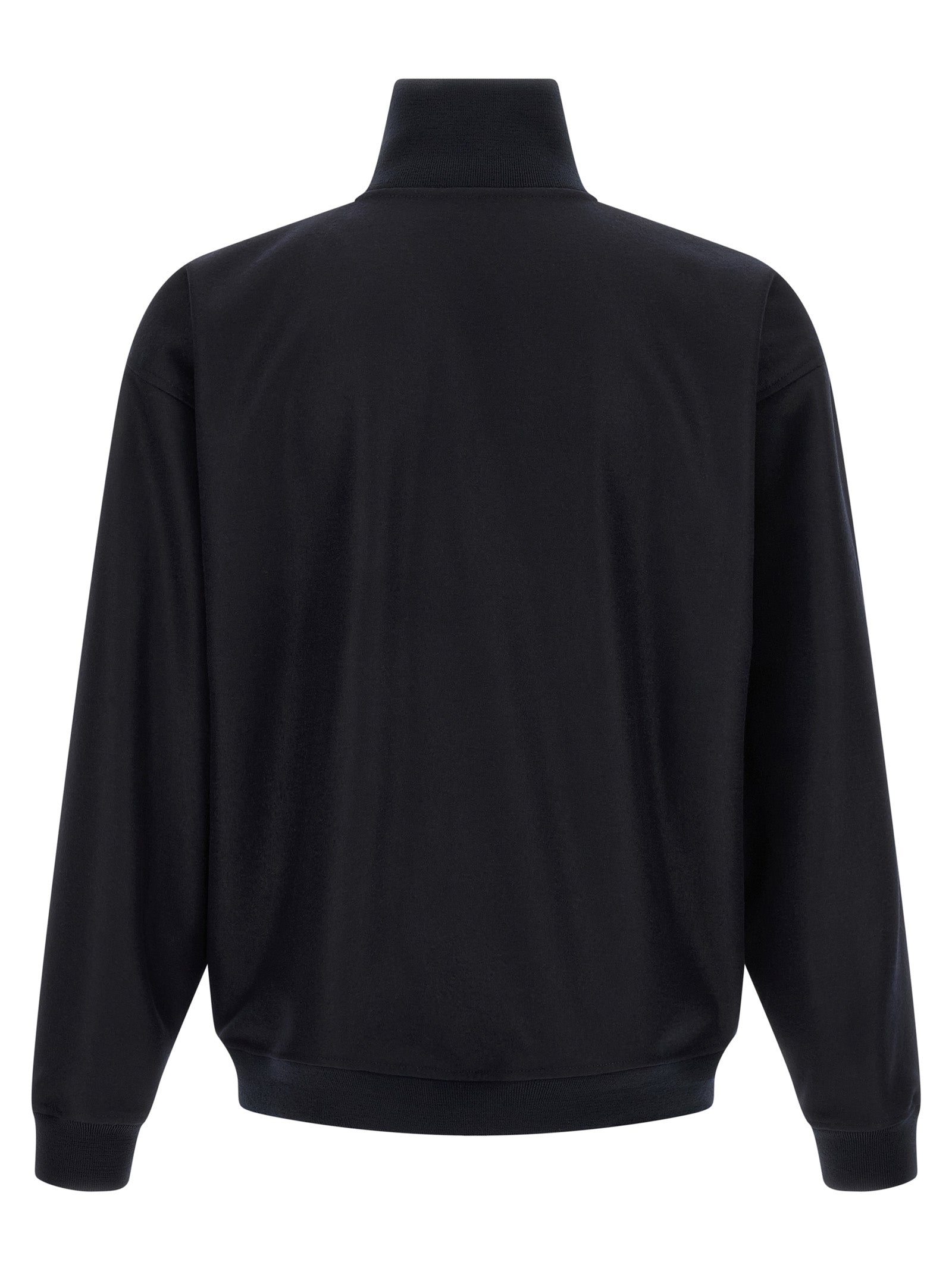 Jil Sander Blue Wool Full-Length Men's Jacket