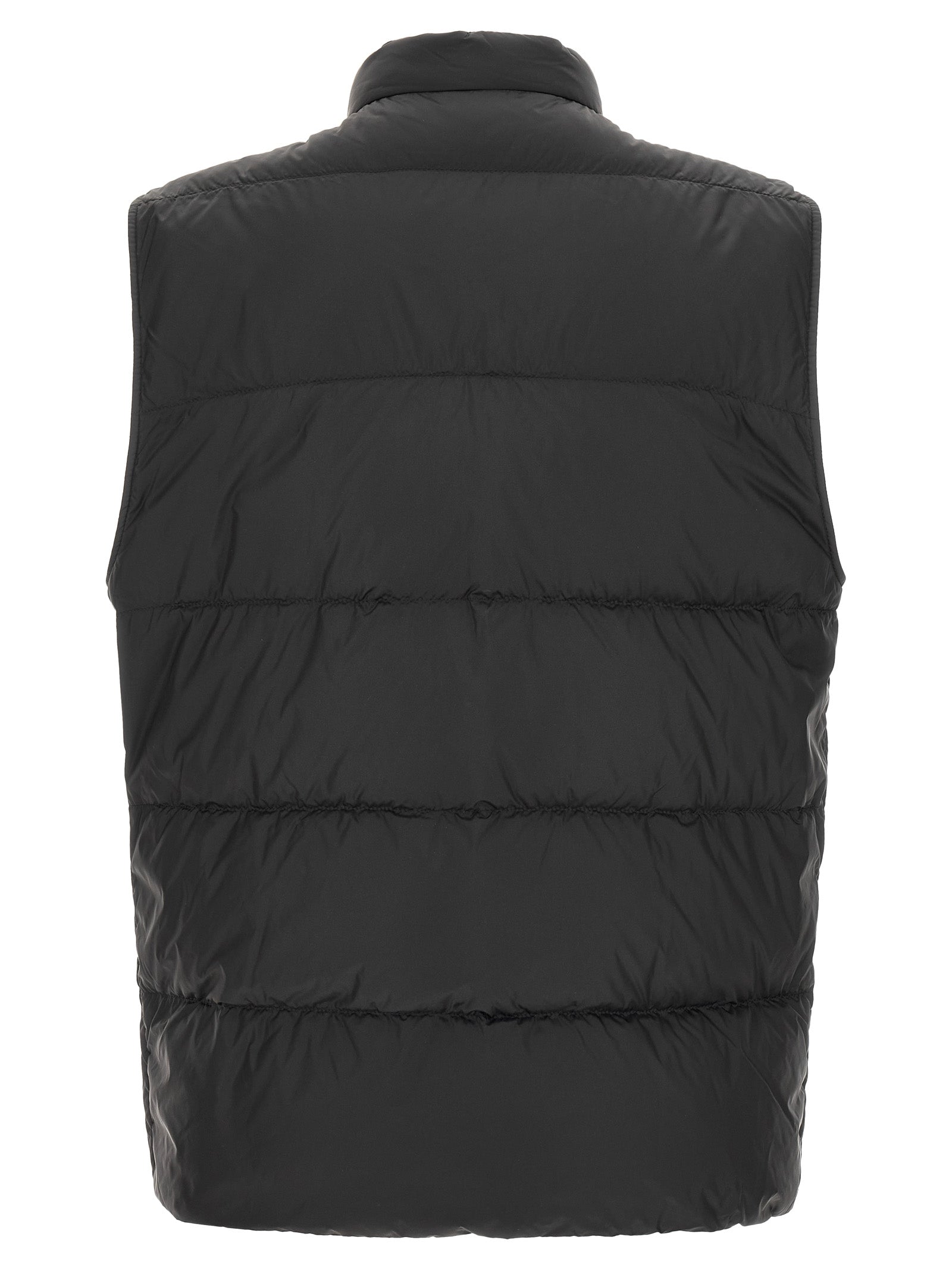 Moncler Black Polyamide Sleeveless Men's Jacket