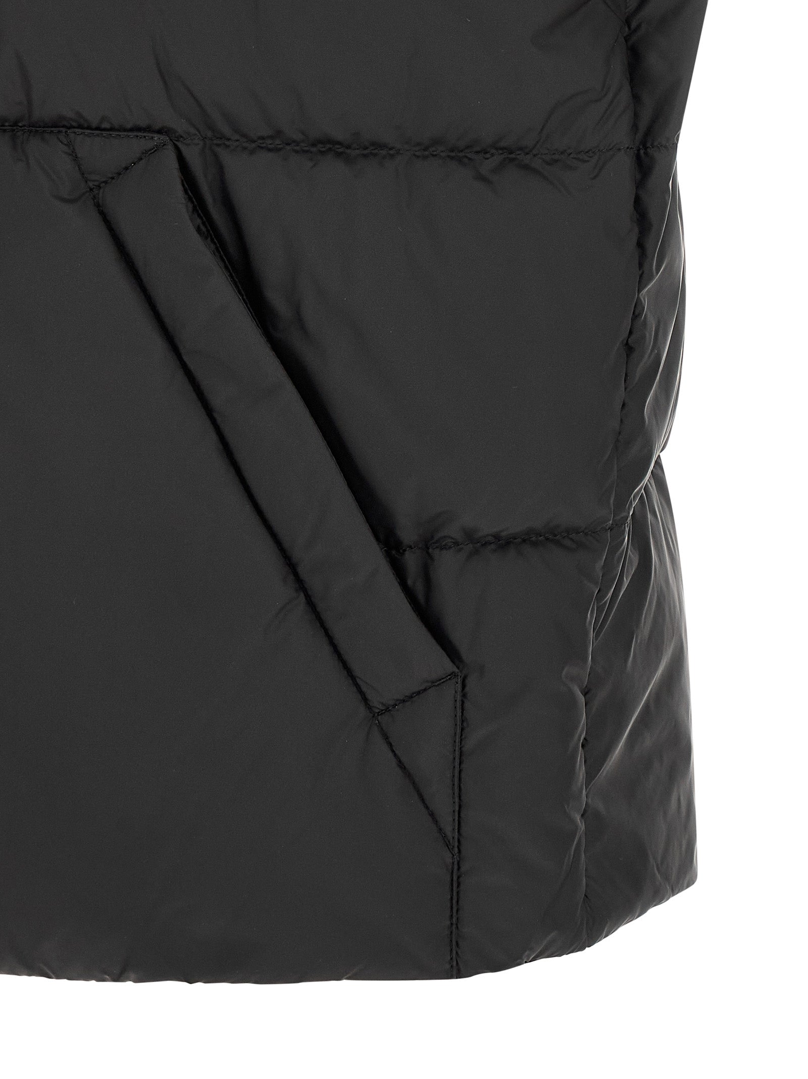 Moncler Black Polyamide Sleeveless Men's Jacket