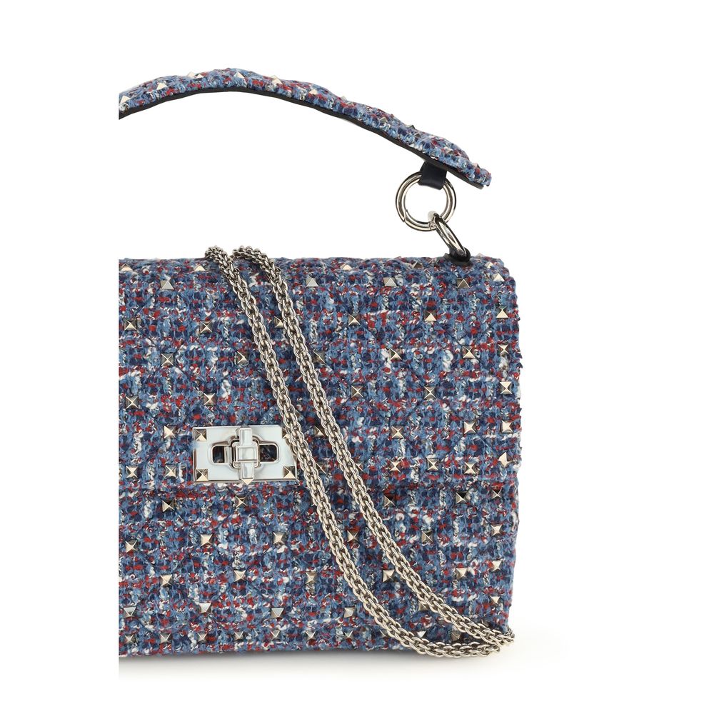 Valentino Garavani Blue Fabric Shoulder Women's Bag