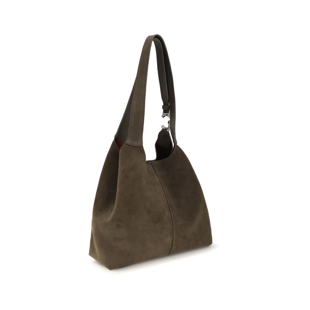 Coccinelle Brown Calf Leather Bos Taurus Shoulder Women's Bag