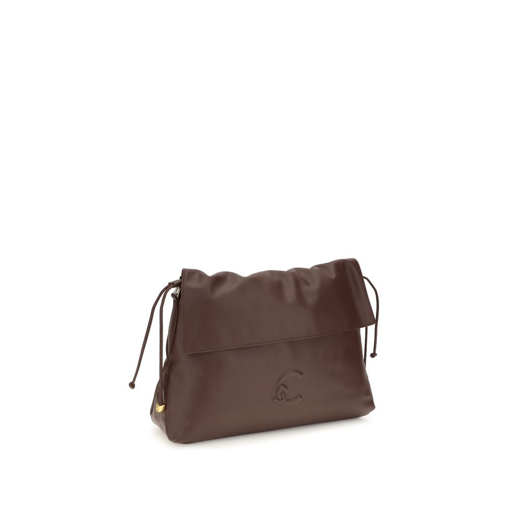 Coccinelle Brown Calf Leather Bos Taurus Shoulder Women's Bag