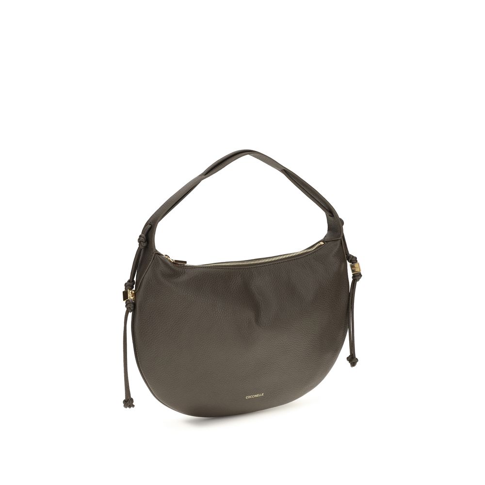 Coccinelle Brown Calf Leather Bos Taurus Shoulder Women's Bag