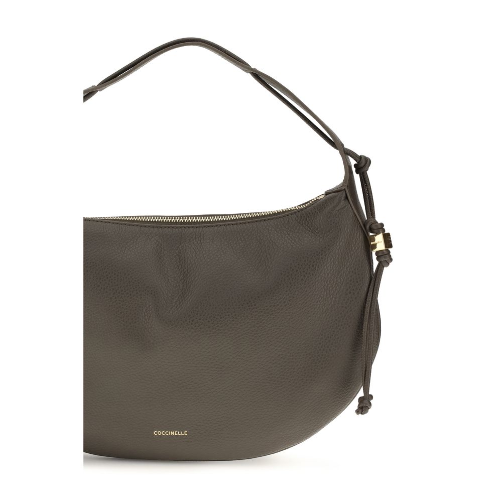 Coccinelle Brown Calf Leather Bos Taurus Shoulder Women's Bag