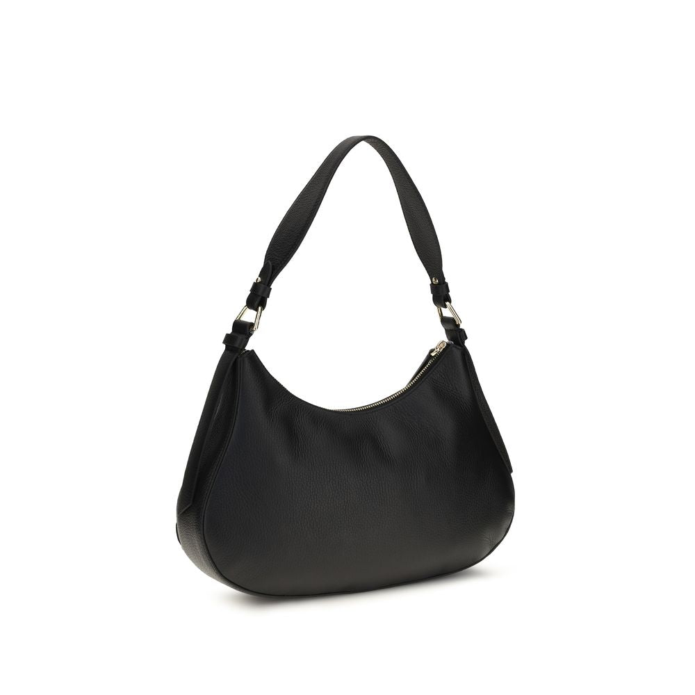 Coccinelle Black Calf Leather Bos Taurus Shoulder Women's Bag