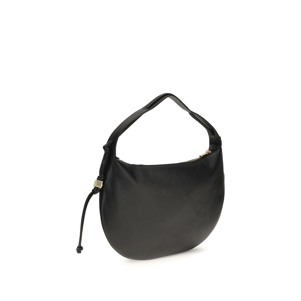 Coccinelle Black Calf Leather Bos Taurus Shoulder Women's Bag