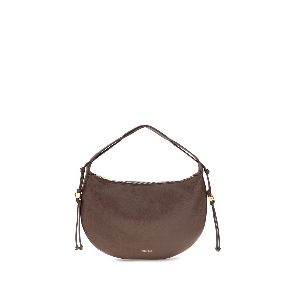 Coccinelle Brown Calf Leather Bos Taurus Shoulder Women's Bag