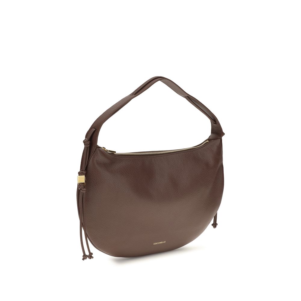 Coccinelle Brown Calf Leather Bos Taurus Shoulder Women's Bag