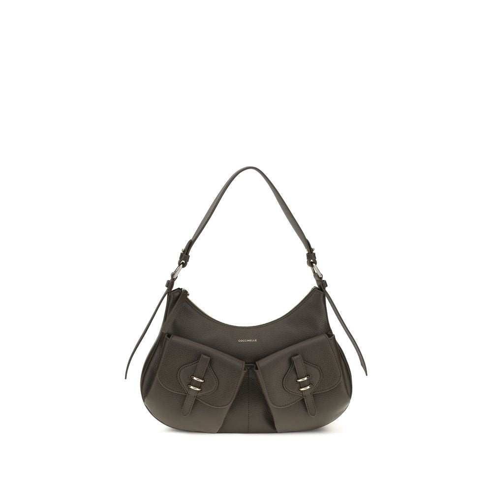 Coccinelle Brown Calf Leather Bos Taurus Shoulder Women's Bag