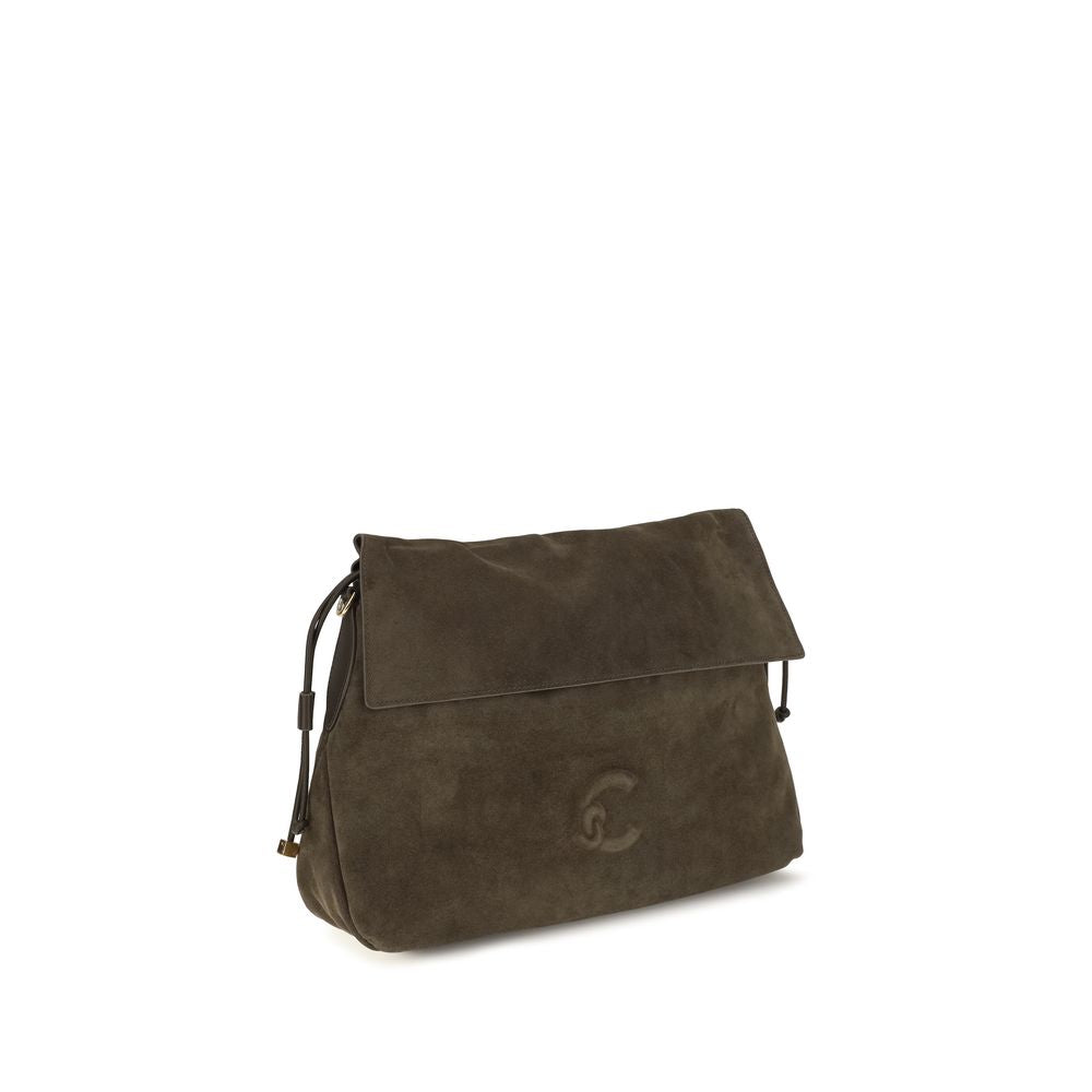 Coccinelle Brown Calf Leather Bos Taurus Shoulder Women's Bag