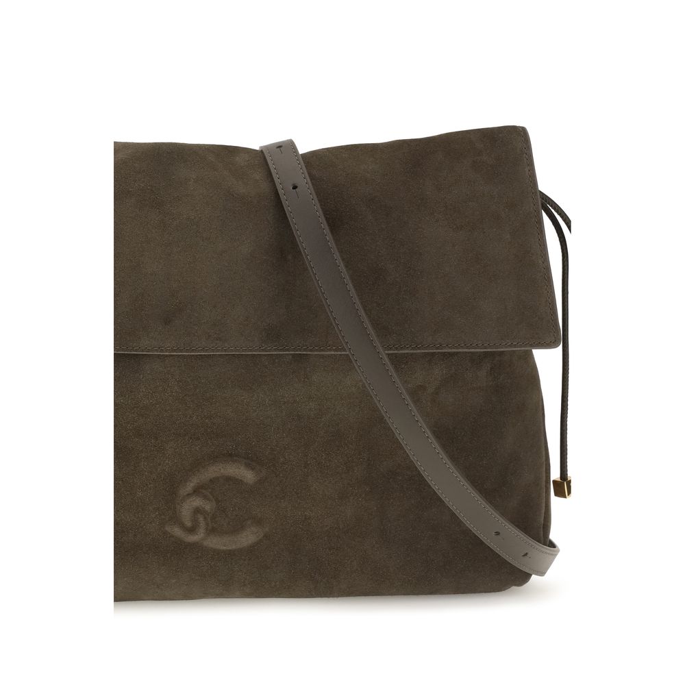 Coccinelle Brown Calf Leather Bos Taurus Shoulder Women's Bag